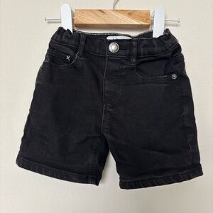 Zara Black Kids Denim Shorts